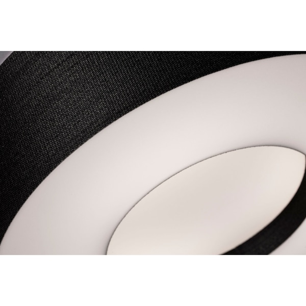 Montclair 30in. LED Flush Mount, Black Finish